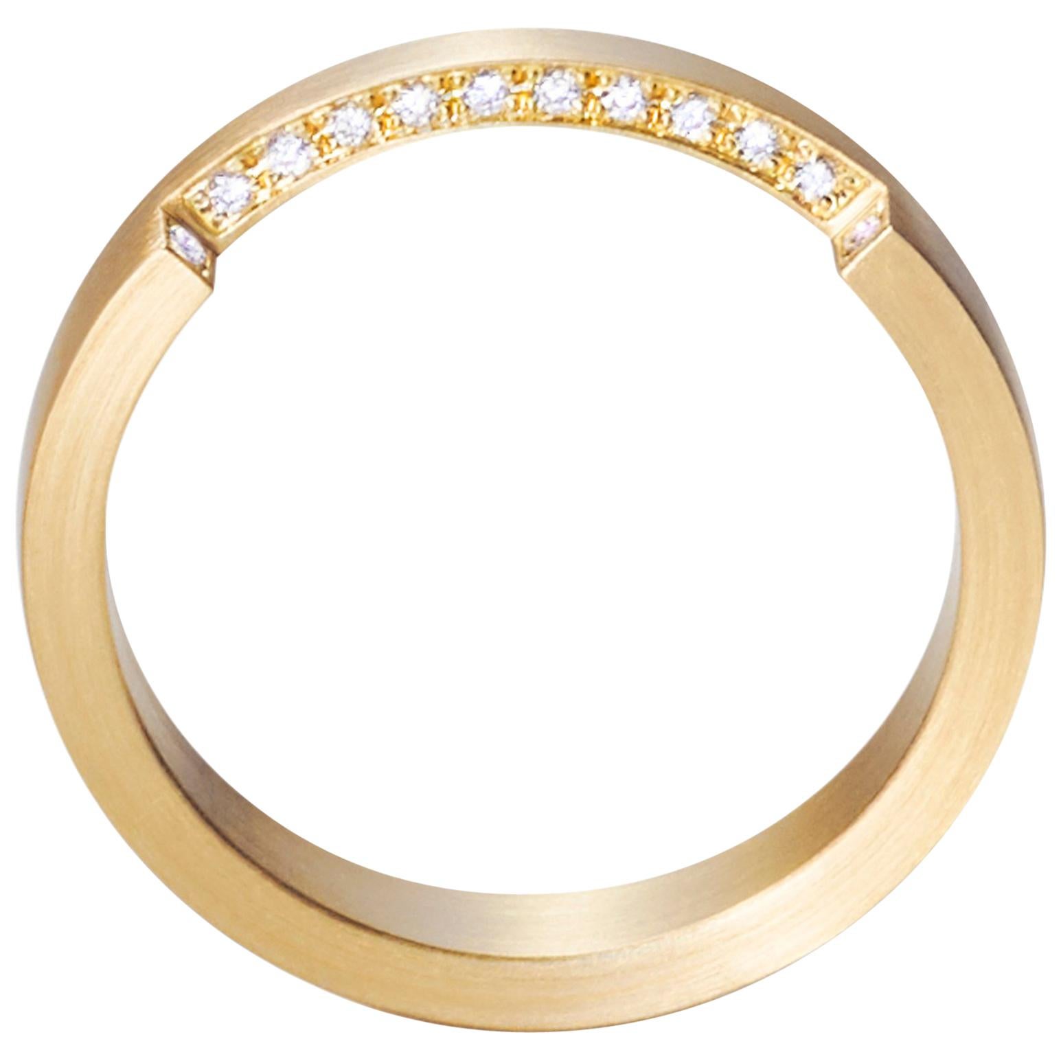 18 Karat Yellow Gold Diamond Ring #9～#12 For Sale