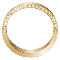 18 Karat Yellow Gold Diamond Ring