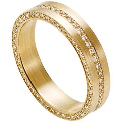 18 Karat Yellow Gold Diamond Ring