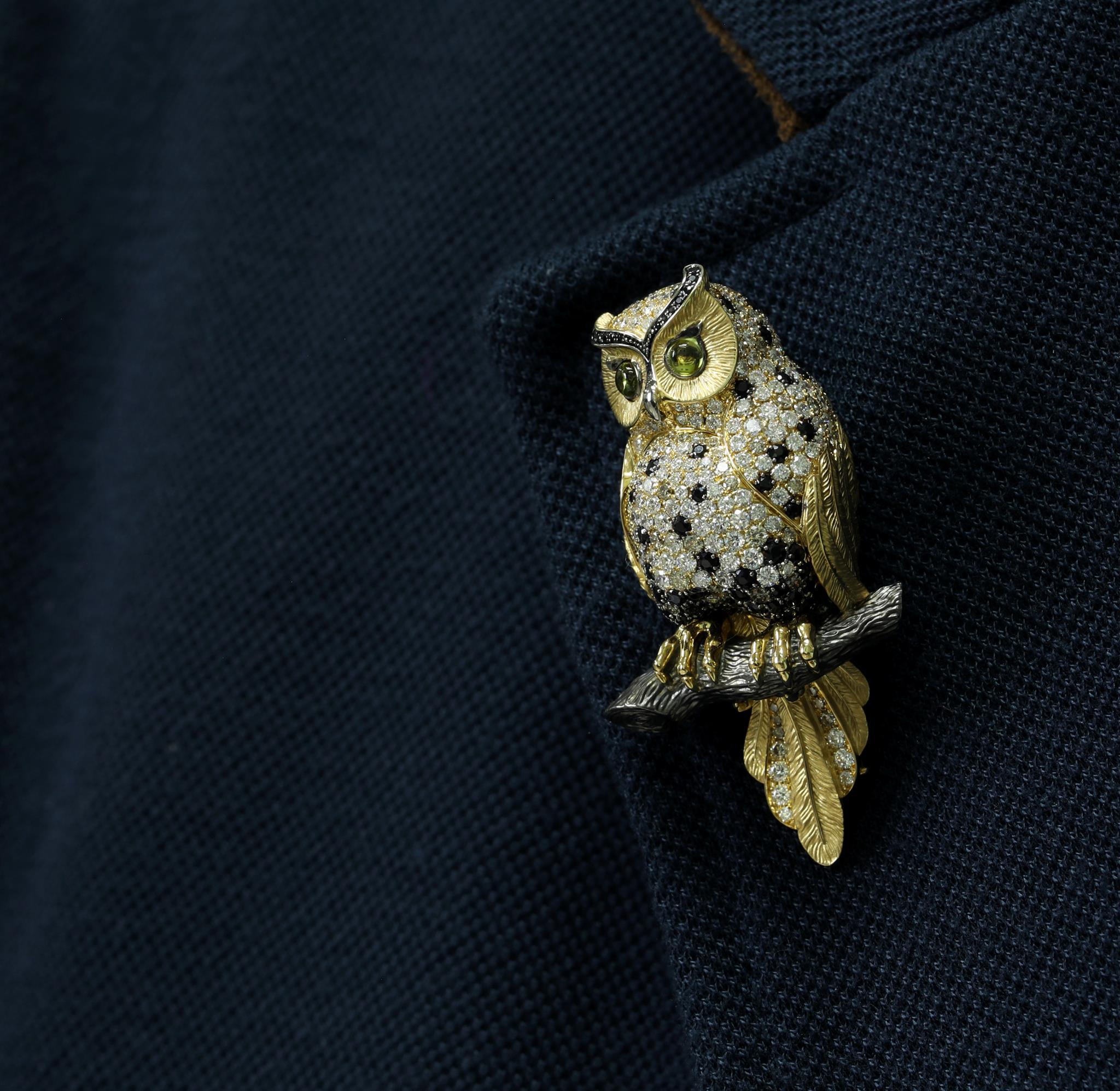 owl brooches