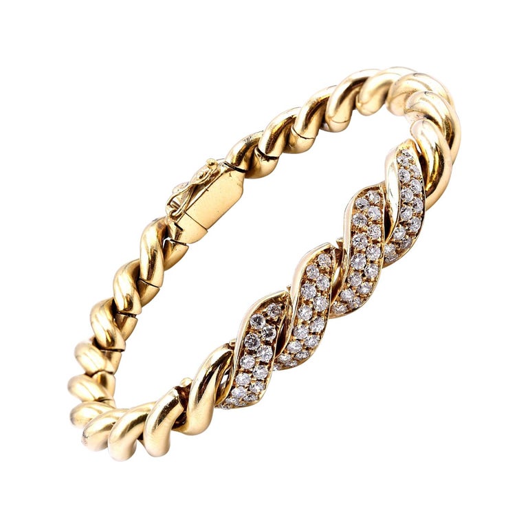 Cartier Rose Gold Pave Diamond Wedding Love Ring B4085800