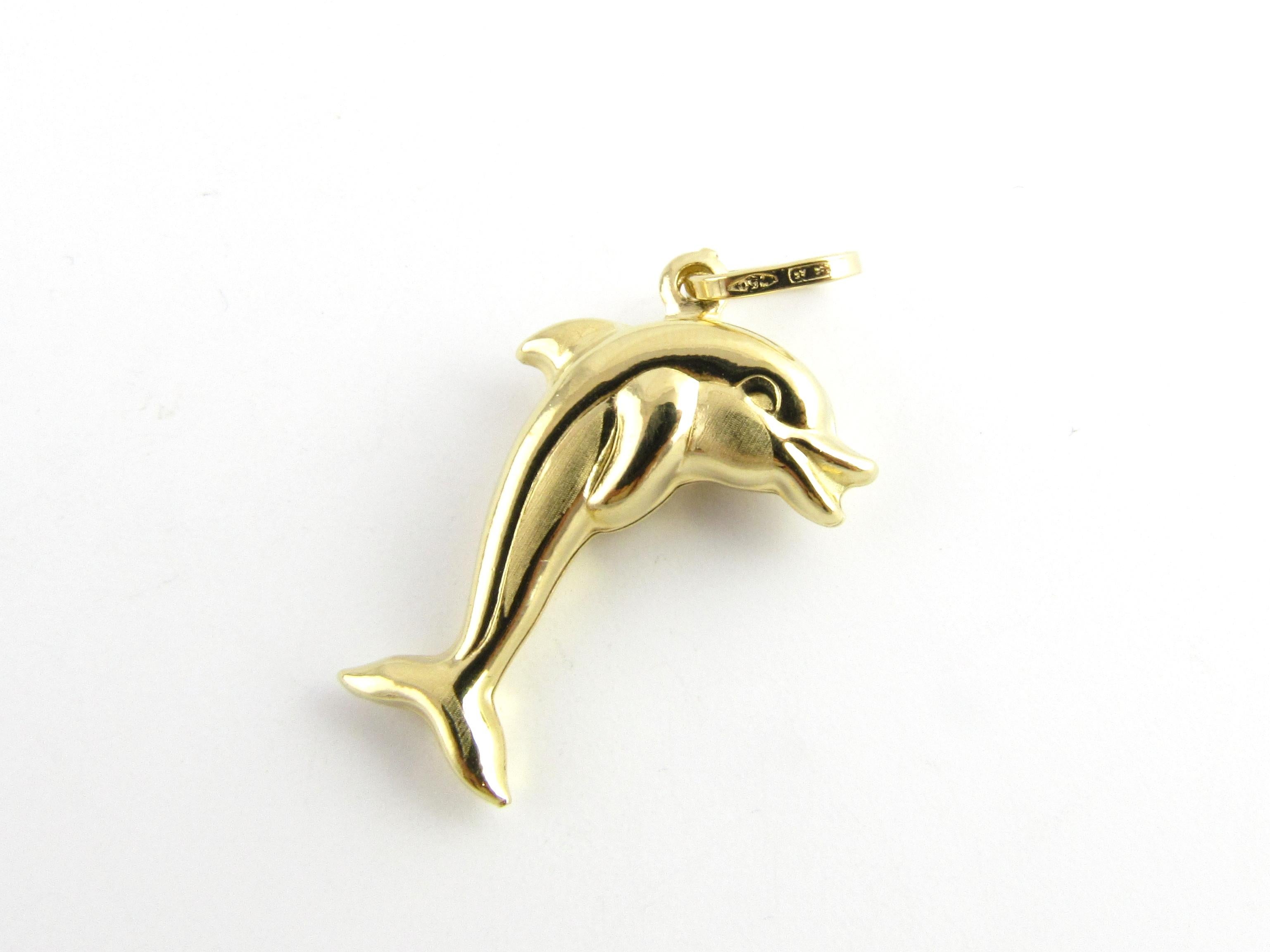 18 Karat Yellow Gold Dolphin Charm 3
