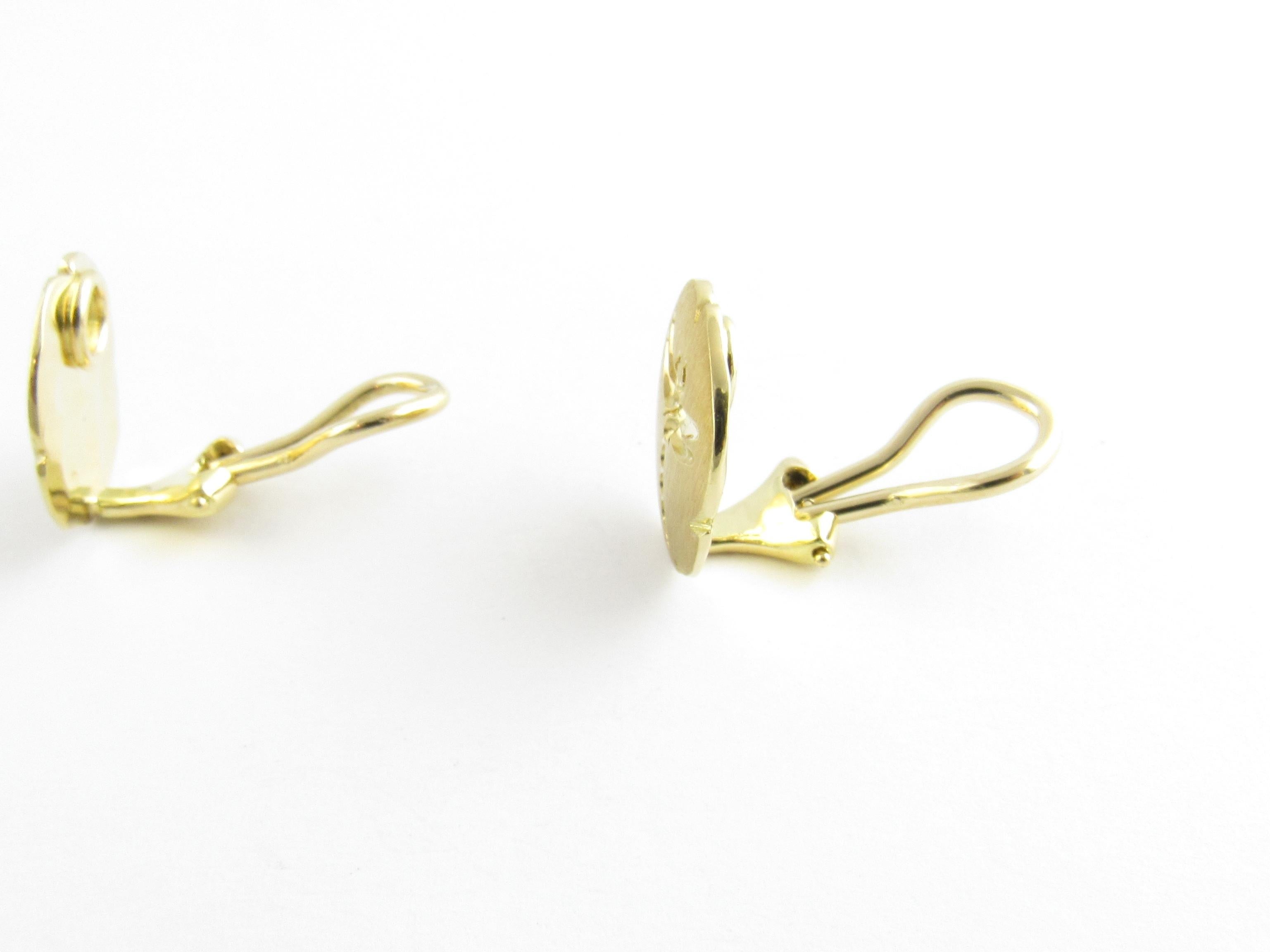 18 Karat Yellow Gold Dragonfly Clip-On Earrings In Good Condition In Washington Depot, CT