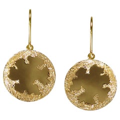 Boucles d'oreilles or jaune 18 carats