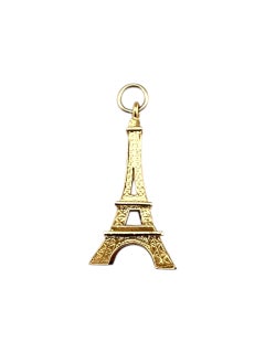 Charm Torre Eiffel in oro giallo 18 carati #22783
