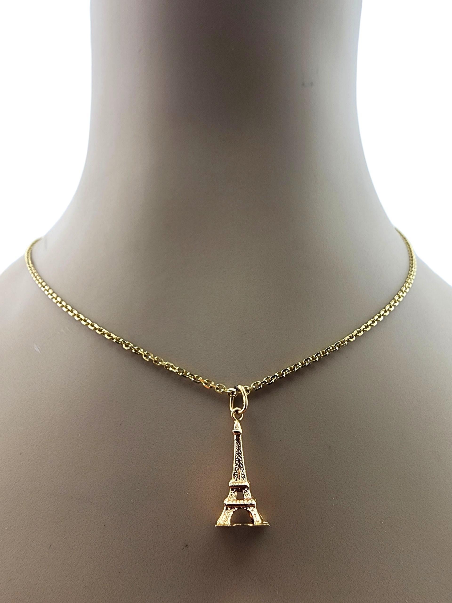 Charm Torre Eiffel in oro giallo 18 carati #23174 in vendita 4