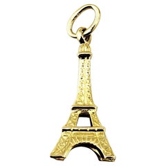 18 Karat Yellow Gold Eiffel Tower Charm