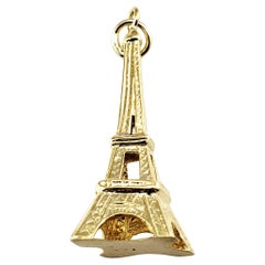 18 Karat Yellow Gold Eiffel Tower Charm