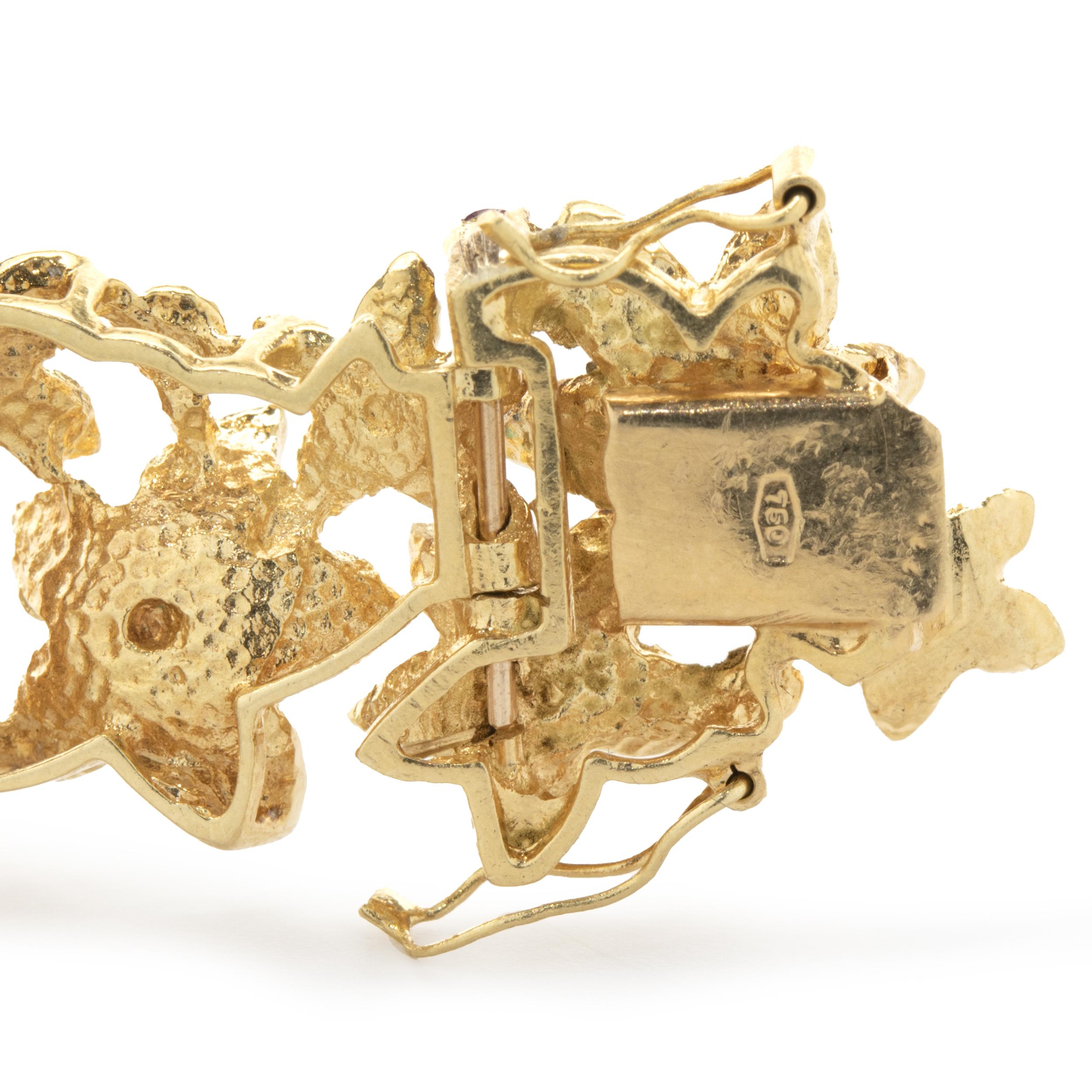 flower bracelet designer