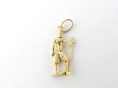 18 Karat Yellow Gold European Soldier Charm