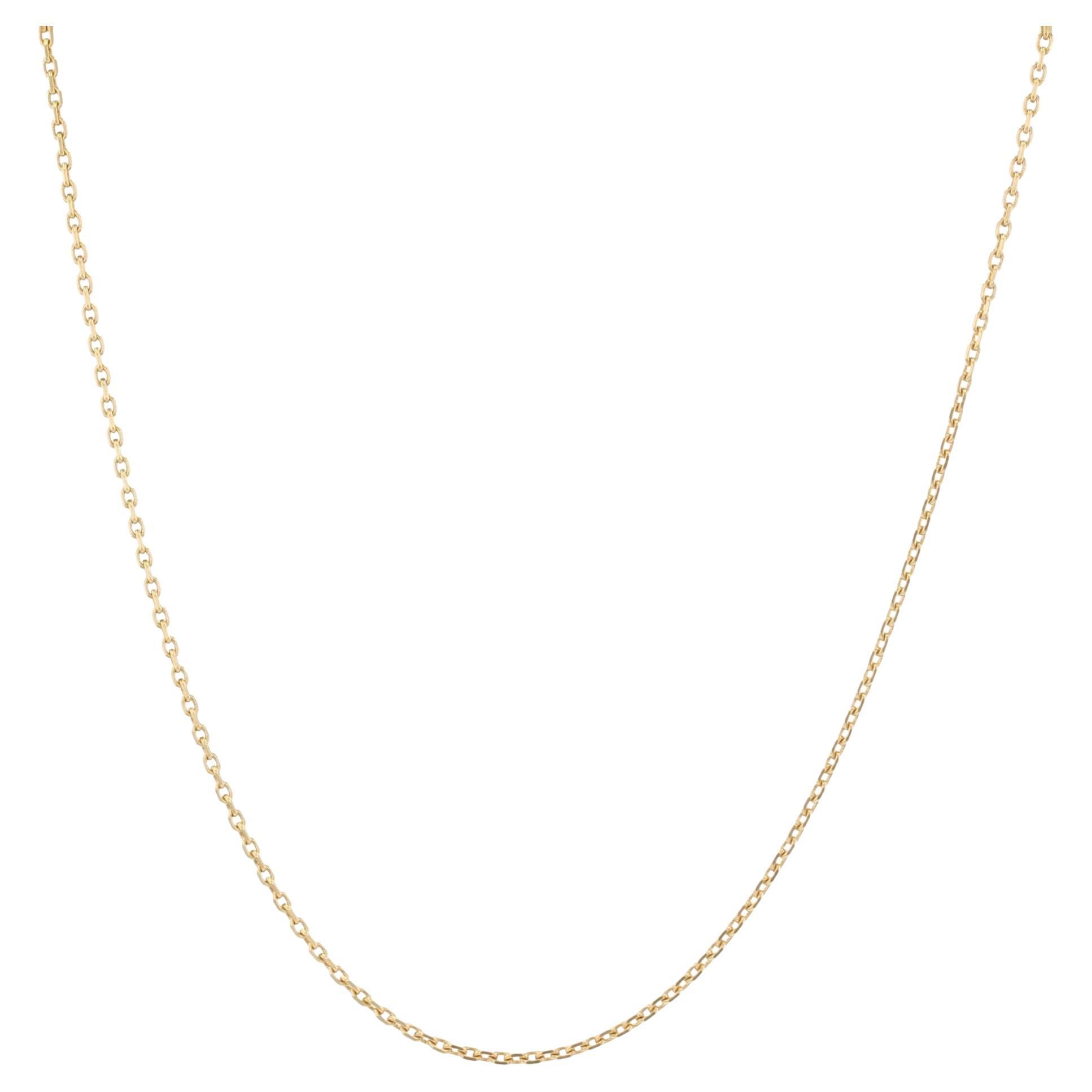 18 Karat Yellow Gold Filed Convict Mesh Chain Necklace