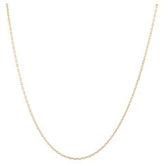 18 Karat Yellow Gold Filed Convict Mesh Chain Necklace
