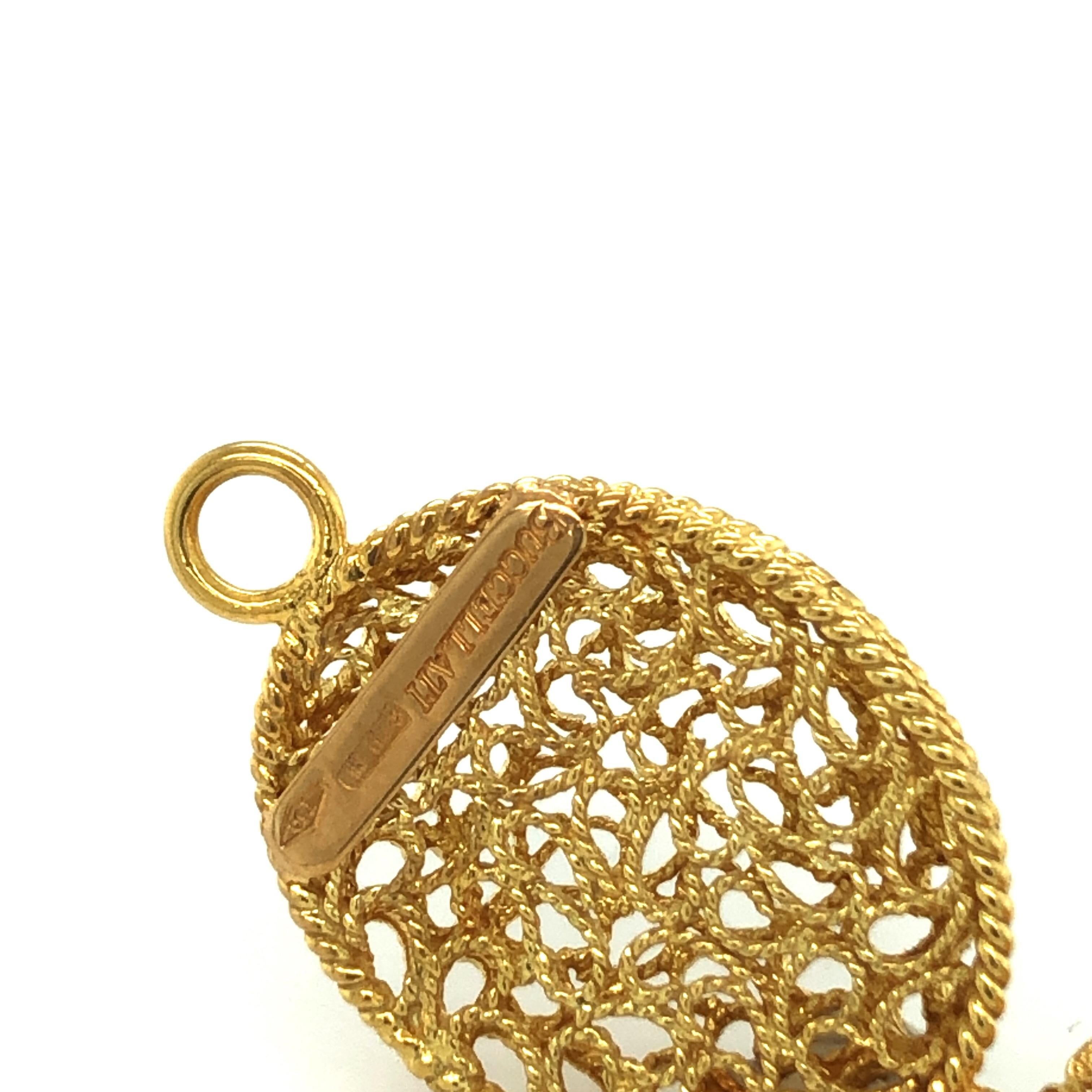 Women's 18 Karat Yellow Gold Filidoro Bracelet by Buccellati