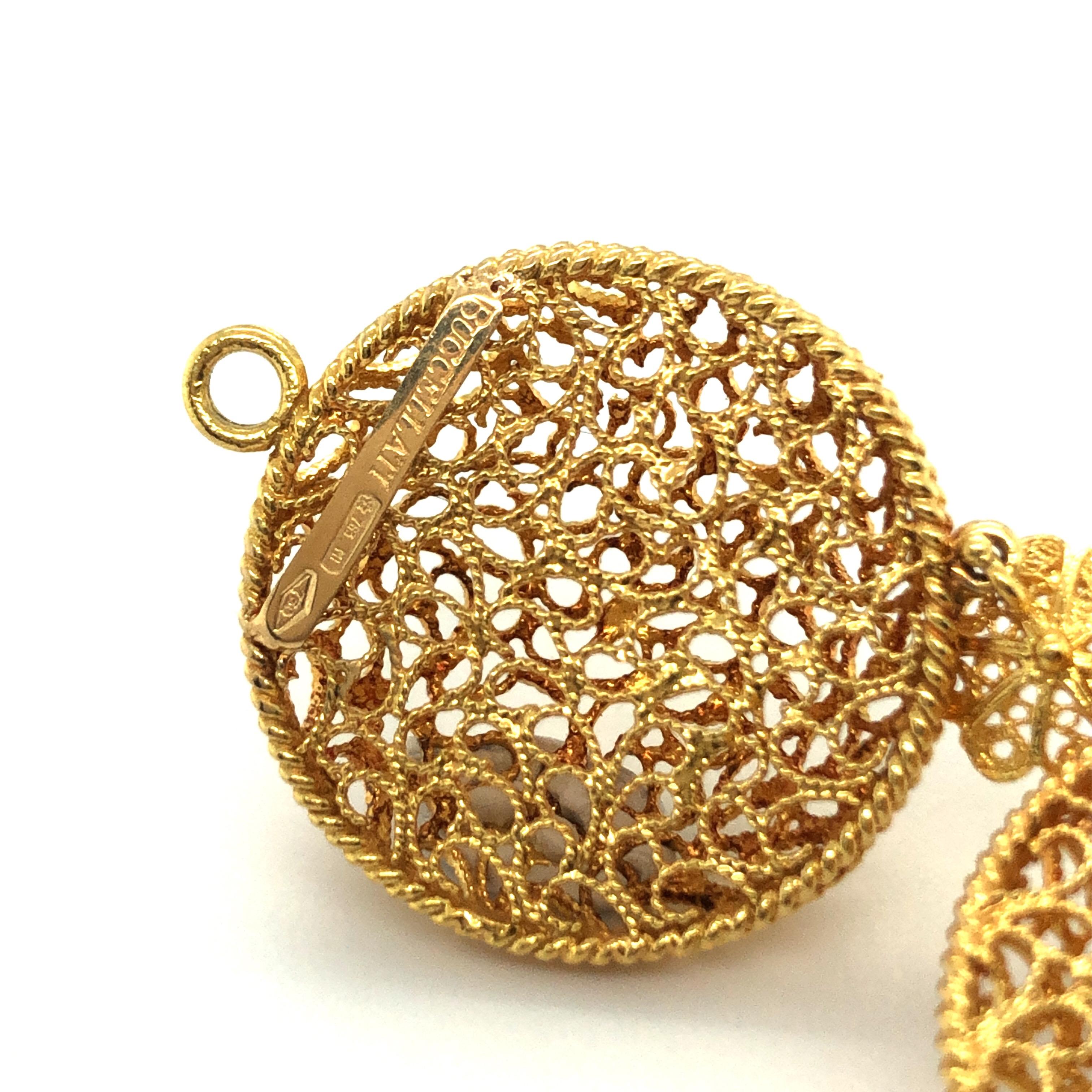 18 Karat Gelbgold Filidoro Halskette von Buccellati 1