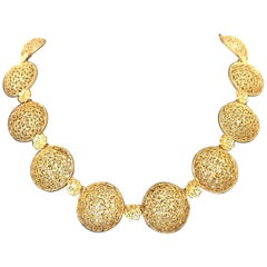 18 Karat Yellow Gold Filidoro Necklace by Buccellati