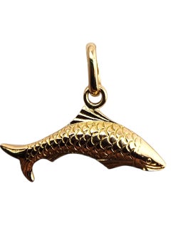 Pendentif poisson en or jaune 18 carats #23575