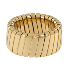 18 Karat Yellow Gold Flexible Band Ring by Scheffel & Schmuck