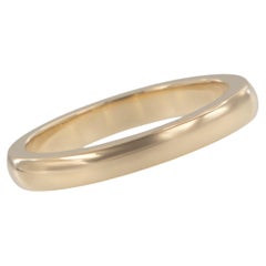 18 Karat Yellow Gold Foundrae Band Ring
