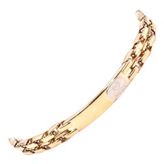 18 Karat Yellow Gold Fulkro ID Bracelet