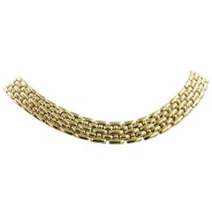 18 Karat Yellow Gold Garavelli Link Necklace