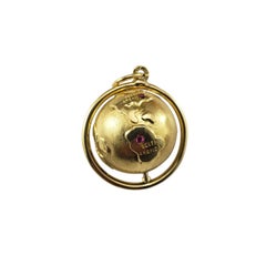 Charm Globe en or jaune 18 carats #22905