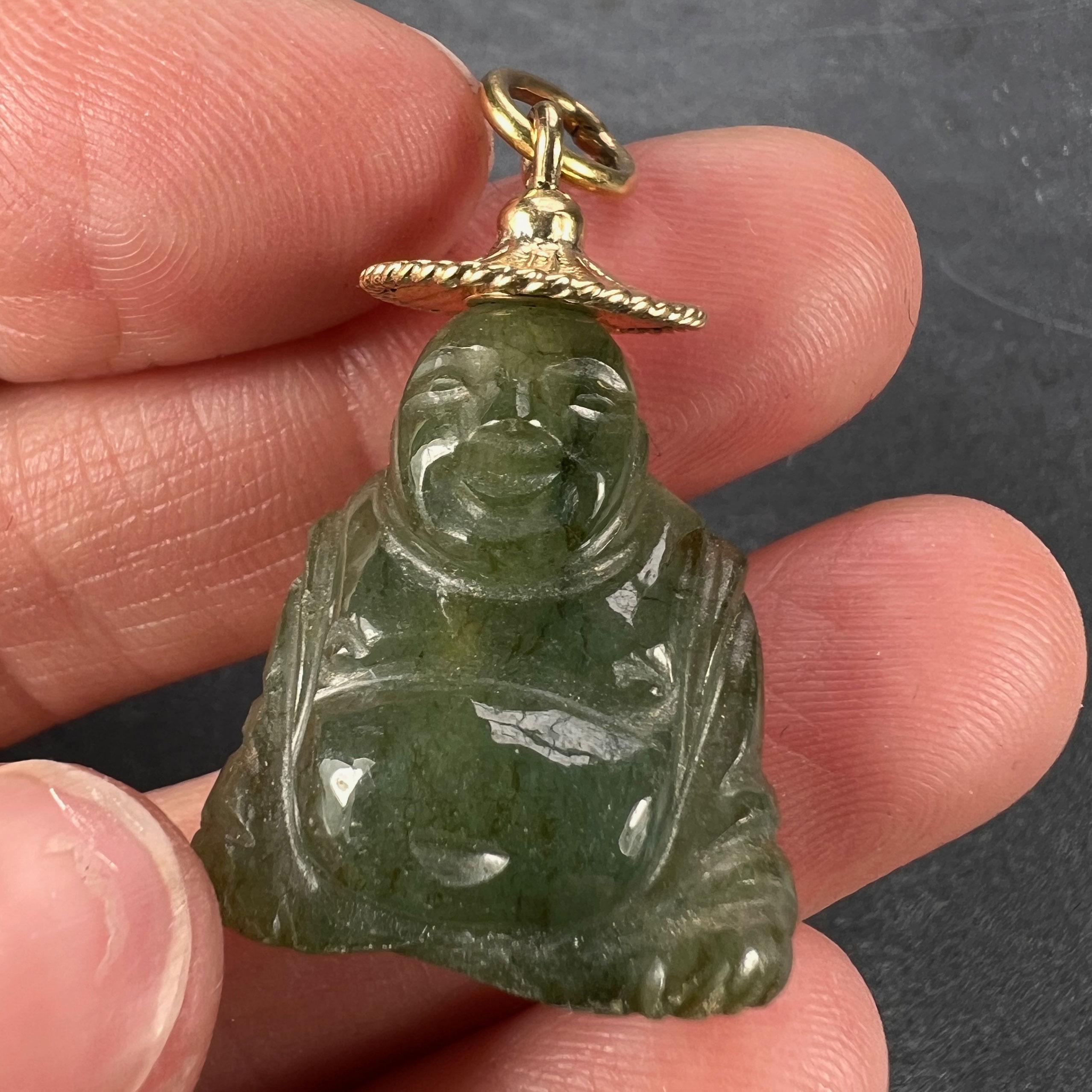 large jade buddha pendant