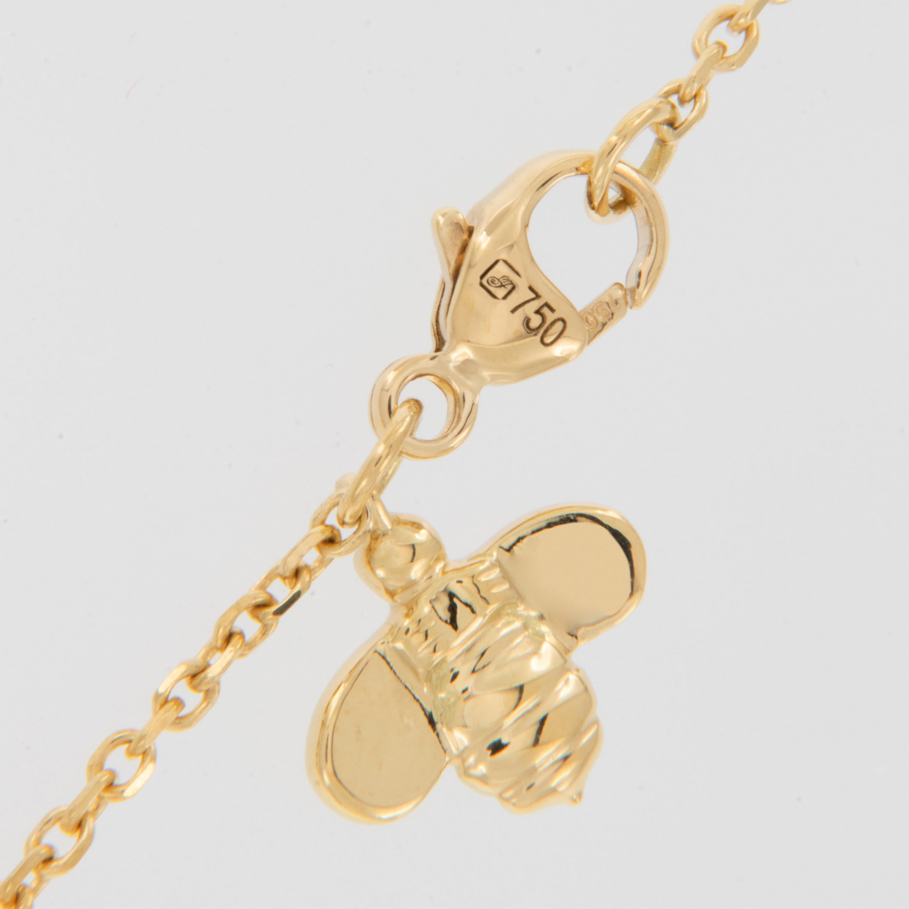 Contemporain Collier en or jaune 18 carats Gumuchian Mini 