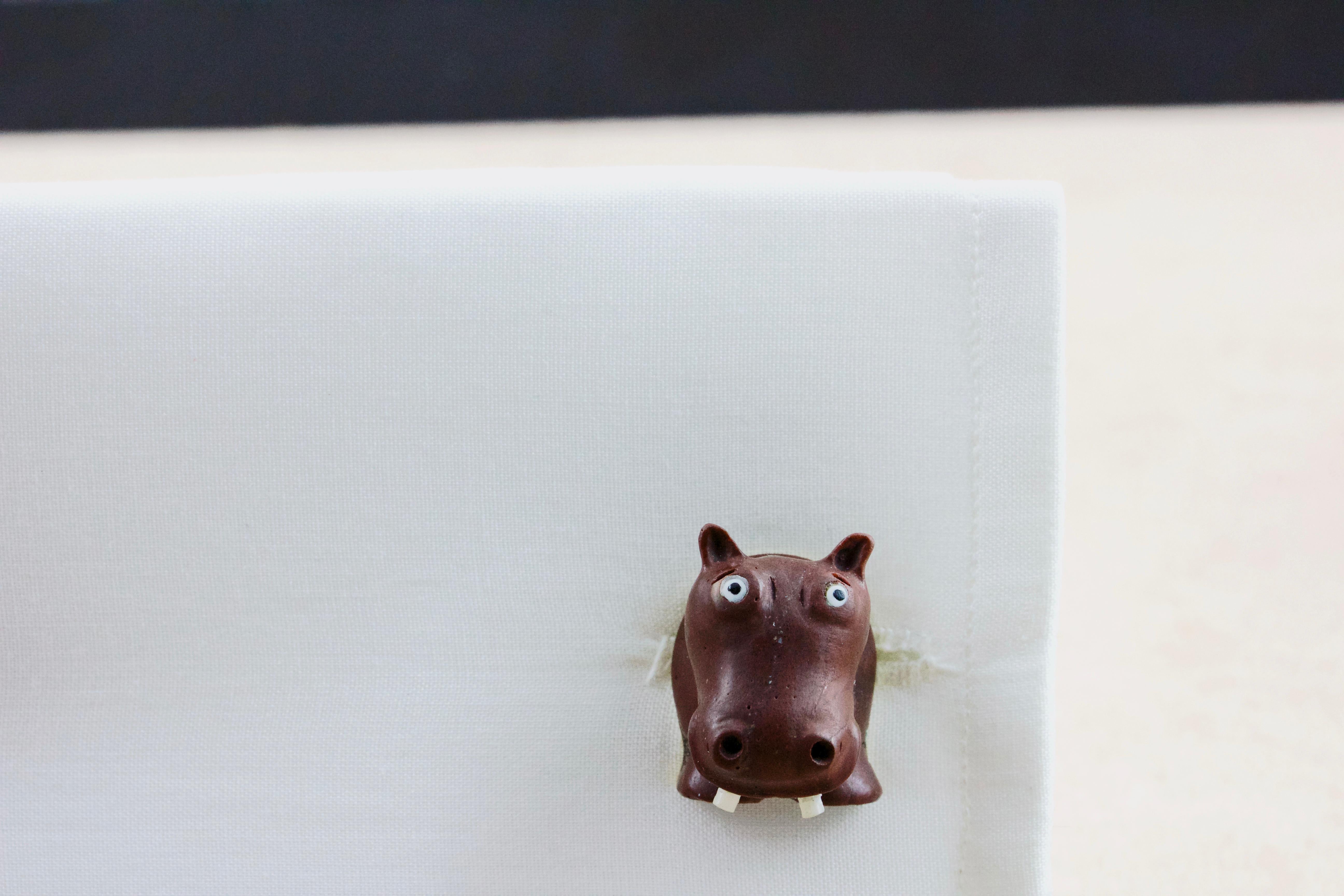 hippo cufflinks