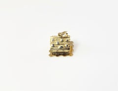18 Karat Yellow Gold House Charm