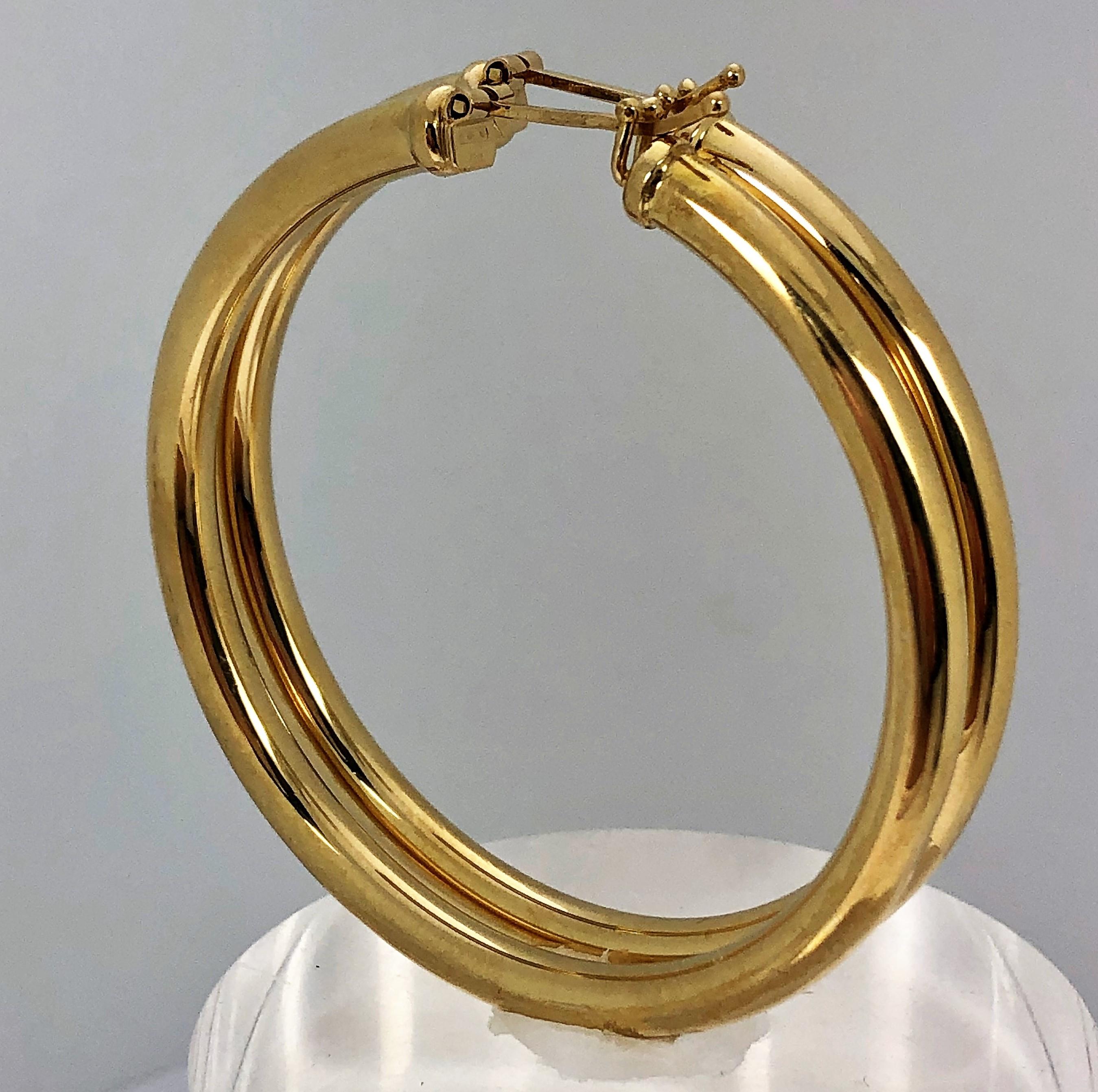 2 inch diameter hoop earrings