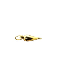 18 Karat Yellow Gold Italian Horn Pendant #23183