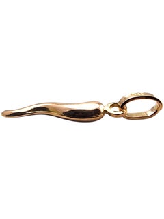 18 Karat Yellow Gold Italian Horn Pendant #24042