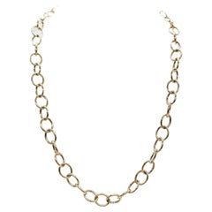 18 Karat Yellow Gold Italian Link Chain