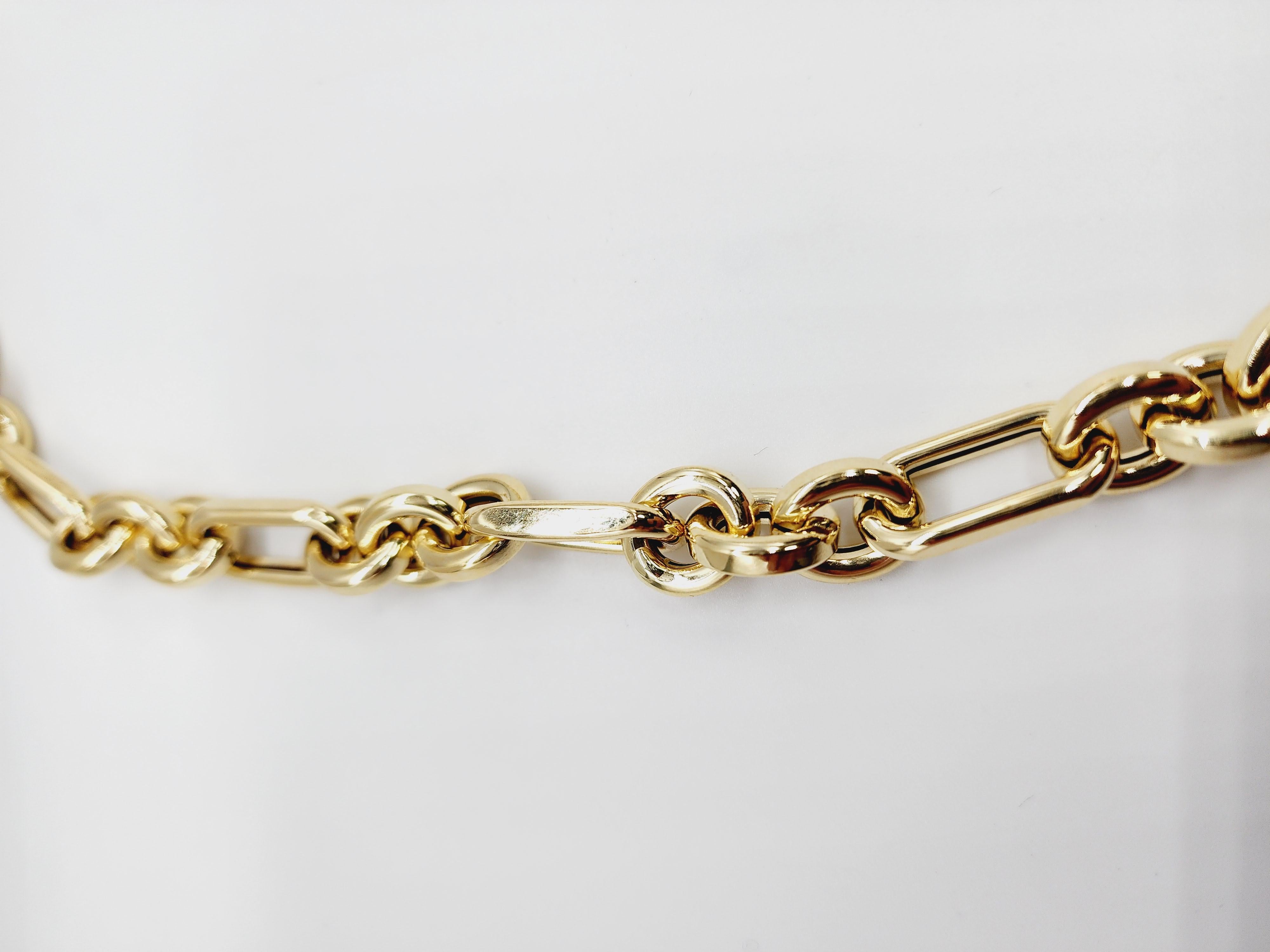Italienische Gliederkette aus 18 Karat Gelbgold 1