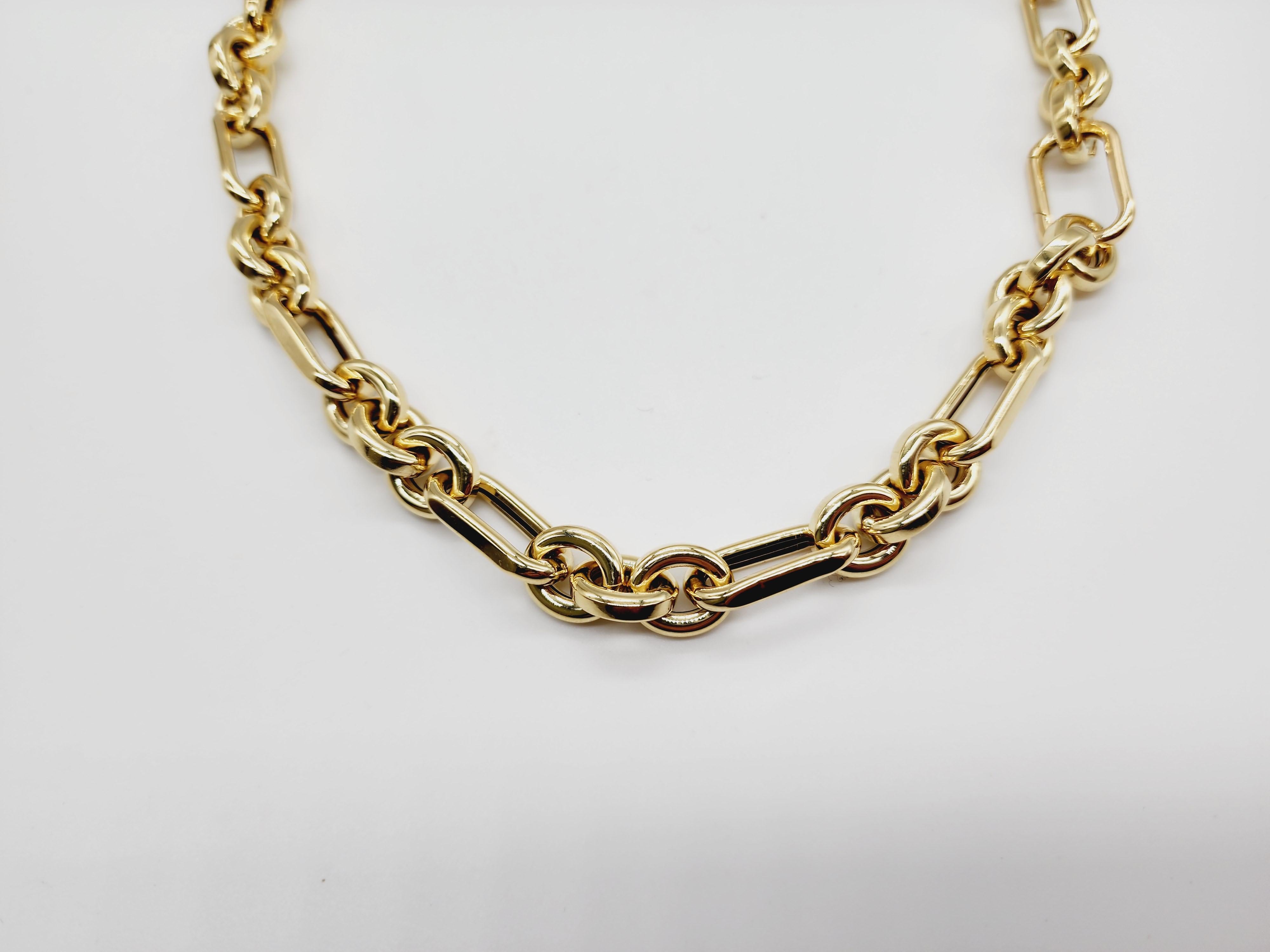 Italienische Gliederkette aus 18 Karat Gelbgold 3