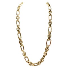 Italienische Gliederkette aus 18 Karat Gelbgold