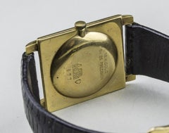 18 Karat Yellow Gold Jules Jergensen Wristwatch