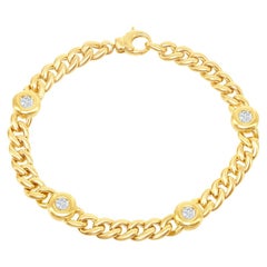 18 Karat Yellow Gold Link Bracelet