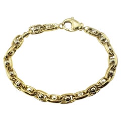 18 Karat Yellow Gold Link Bracelet
