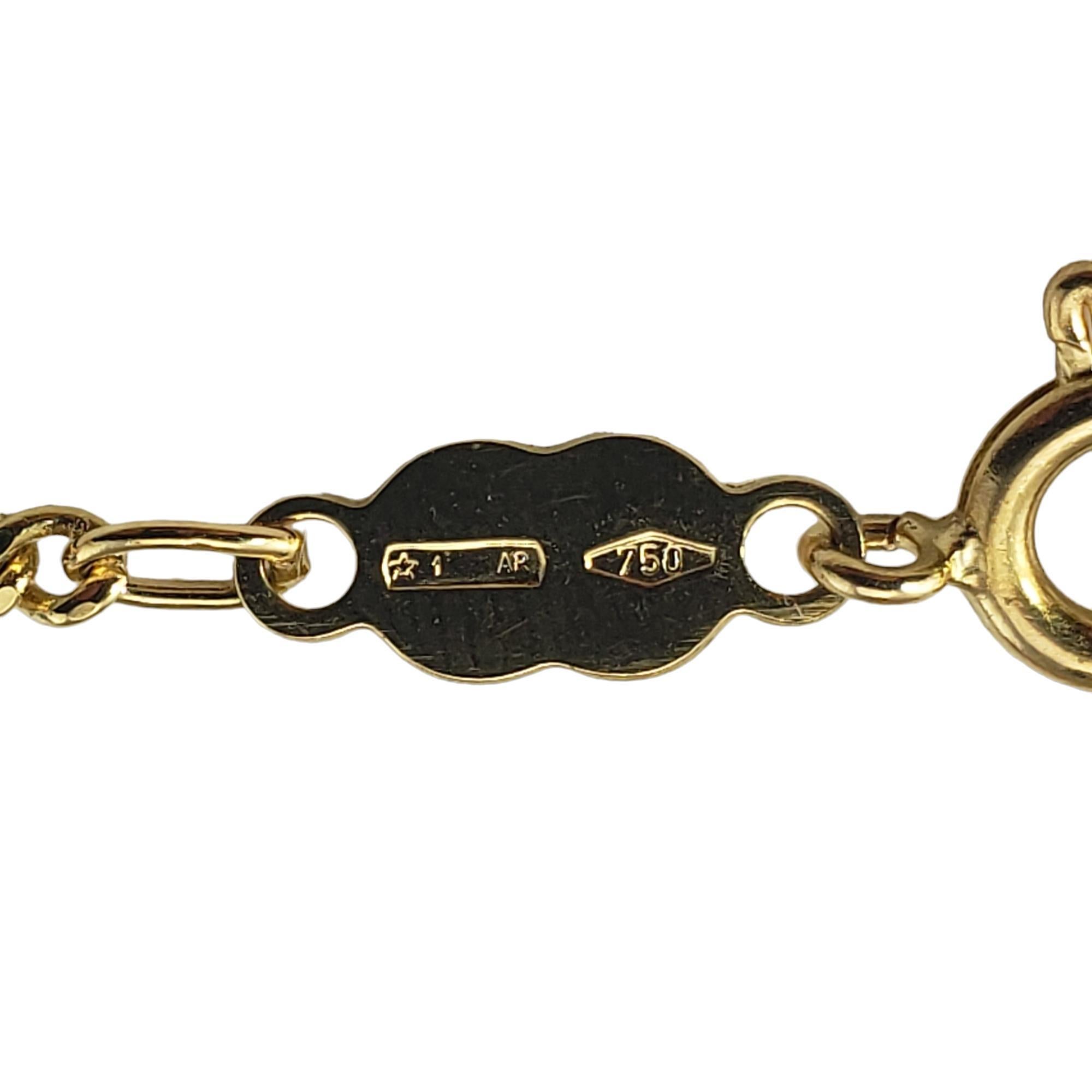  18 Karat Yellow Gold Link Chain Necklace #15608 2
