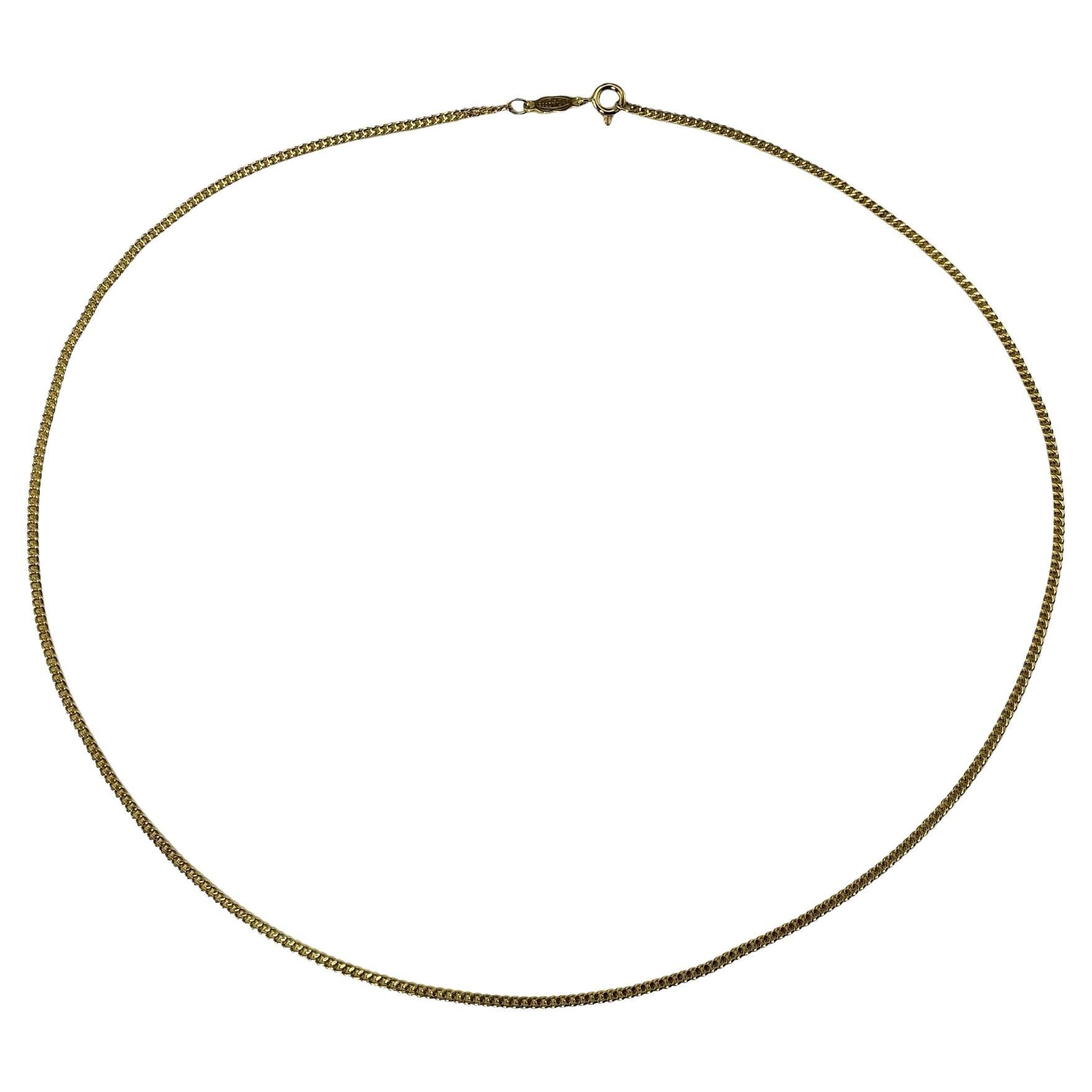  18 Karat Yellow Gold Link Chain Necklace #15608