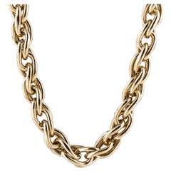 Link Chain Necklace in 18K Yellow Gold
