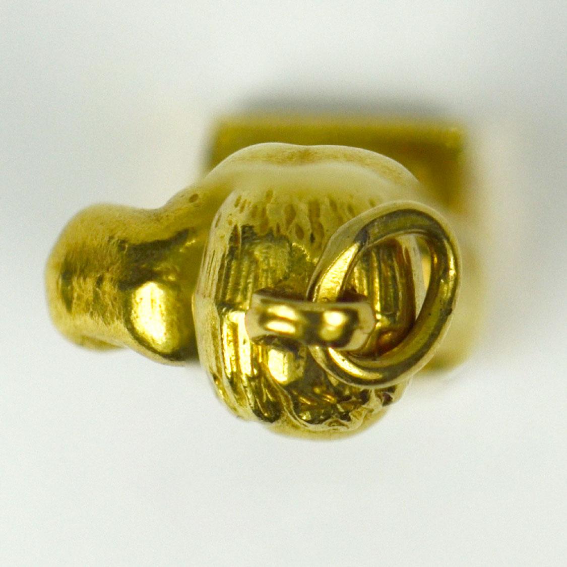 18 Karat Gelbgold Manneken Pis Charm-Anhänger 4