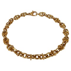 18 Karat Yellow Gold Mariner Chain Link Bracelet