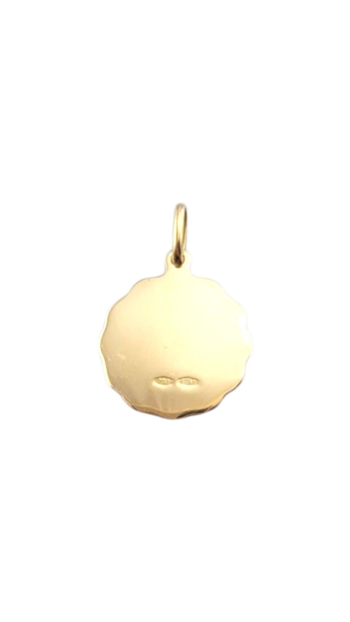 Ciondolo con medaglia di Maria e Gesù Bambino in oro giallo 18 carati.

Protettivo, grazioso e dorato, questo gioiello in oro giallo 18 carati è un'ottima scelta.  Il ciondolo a medaglia è un simbolo intramontabile di conforto e fede.

Dimensioni: