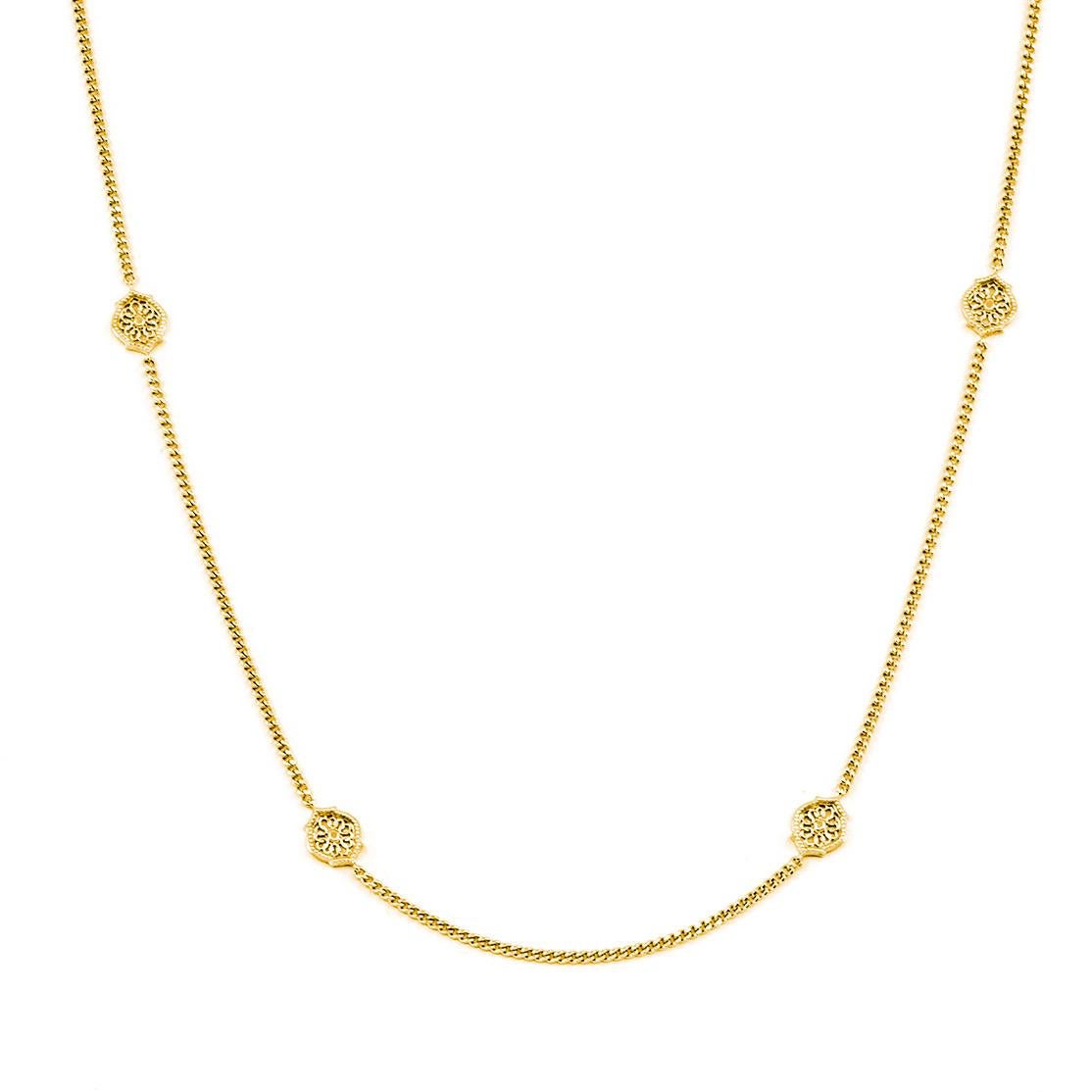 Contemporary 18 Karat Yellow Gold Mauresque Necklace Natalie Barney For Sale