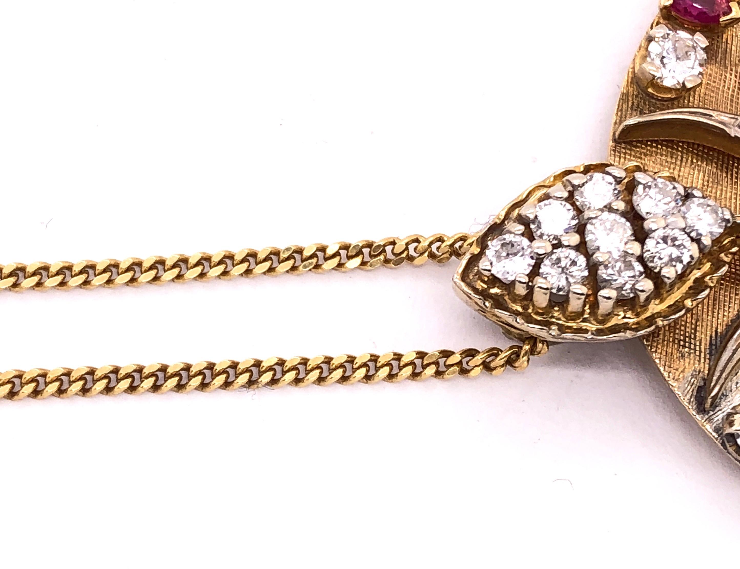 Collier pendentif de style médaillon en or jaune 18 carats avec diamants et perles en vente 5