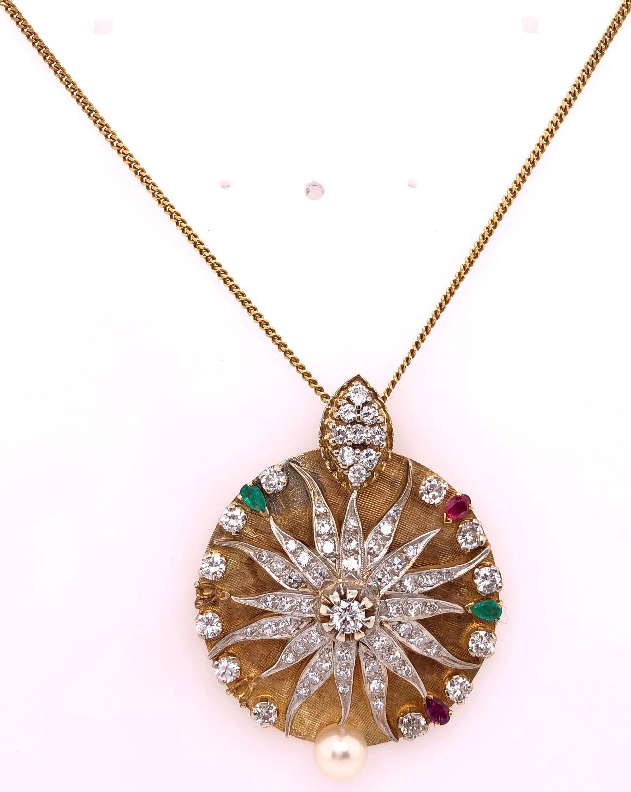 medallion style necklace
