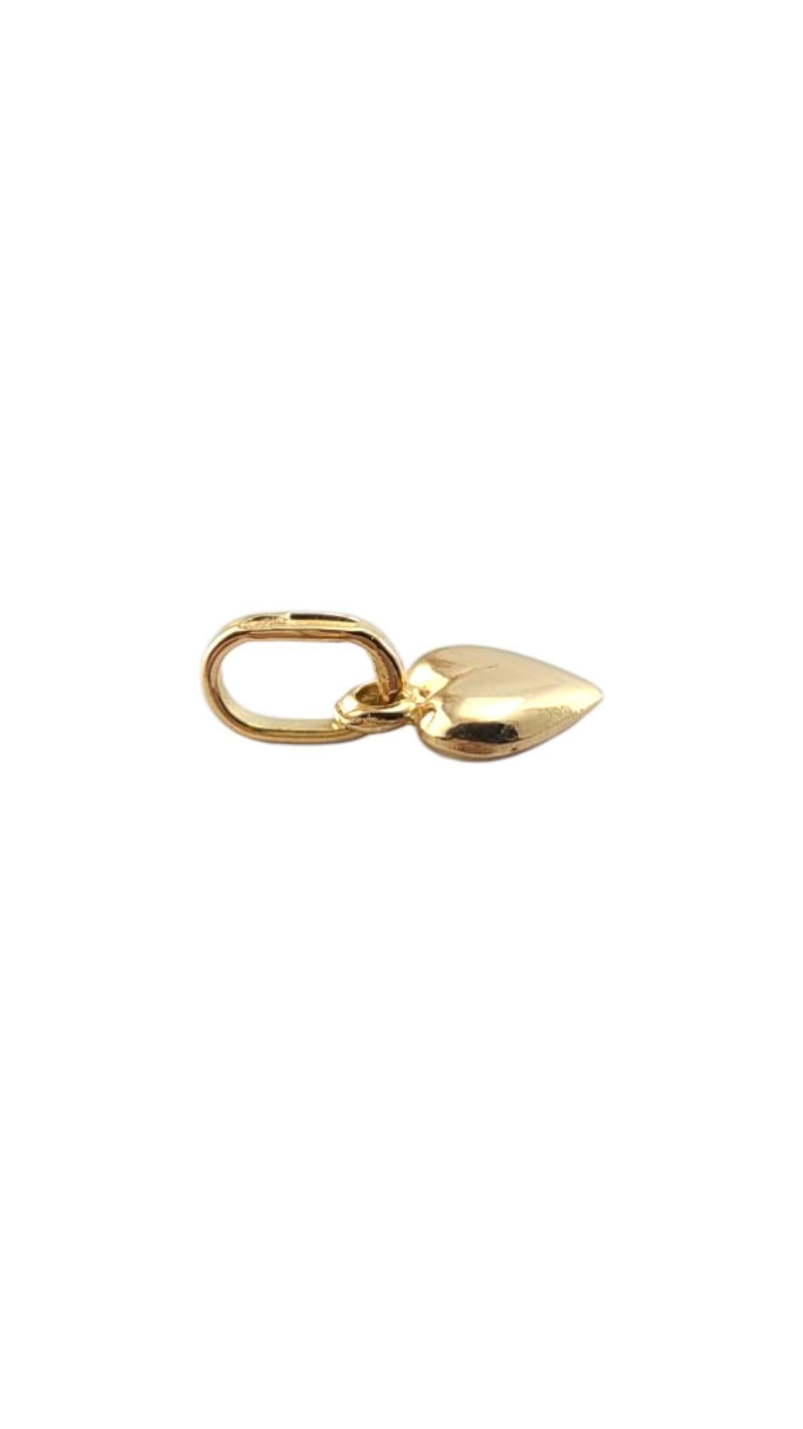 18 Karat Yellow Gold Mini Heart Charm #21318 2
