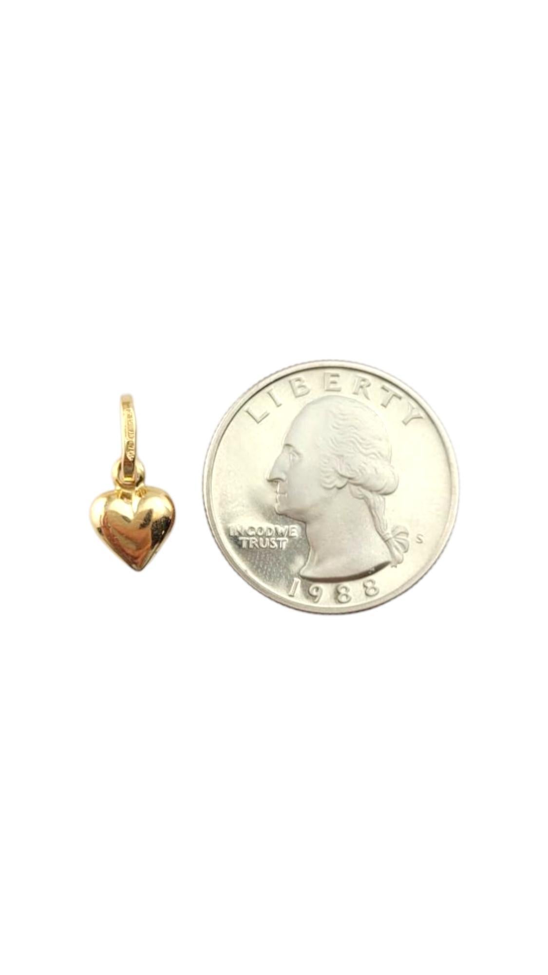 18 Karat Yellow Gold Mini Heart Charm #21318 3